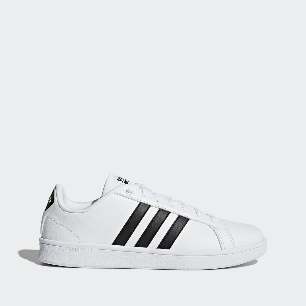 Adidas Cloudfoam Advantage - αθλητικα παπουτσια ανδρικα - Ασπρα/Μαυρα/Ασπρα,Μέγεθος: EU 36 – 54 2/3